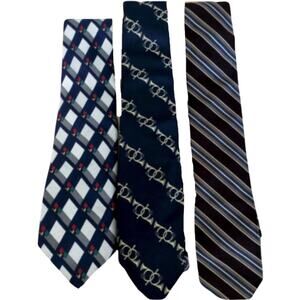 Vintage Robert Talbott 100% Silk Ties LA Country Club French Horn Bundle of 3